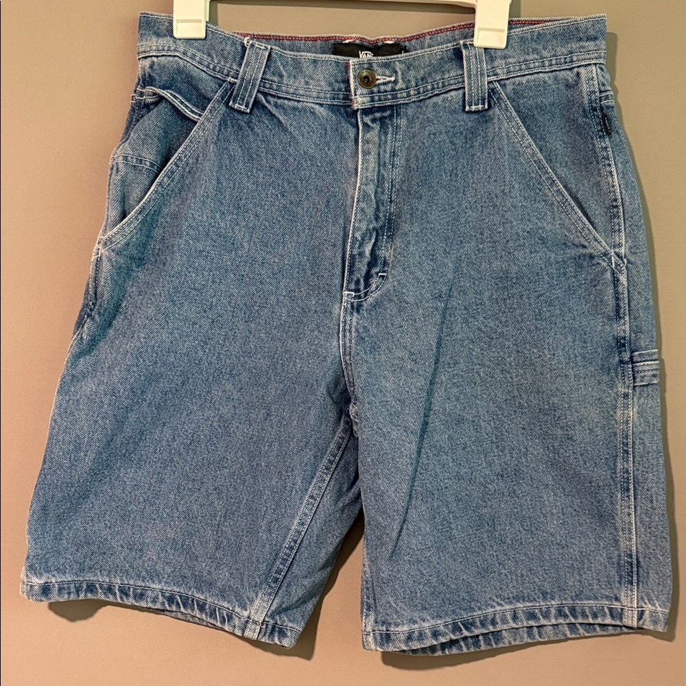 VANS Classic Blue Denim Men's Denim Jean Shorts Jorts 31